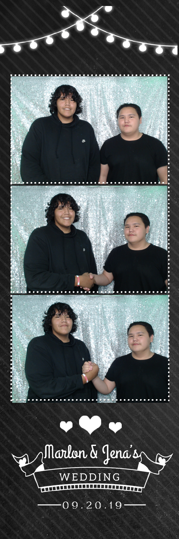 Jena and Marlon's Wedding | View more photos from the event at gallery.photoboothbillings.com/u/PhotoBoothBillings/Jena-and-Marlons-Wedding